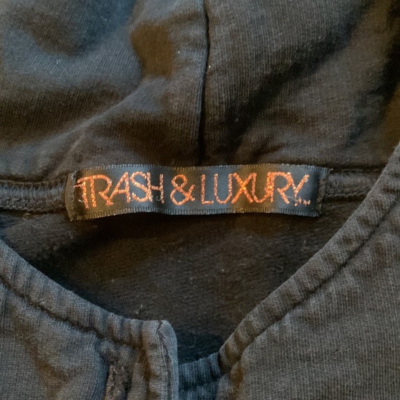Trash and Luxury Hooded Sweatshirt - Picture 3 of 6